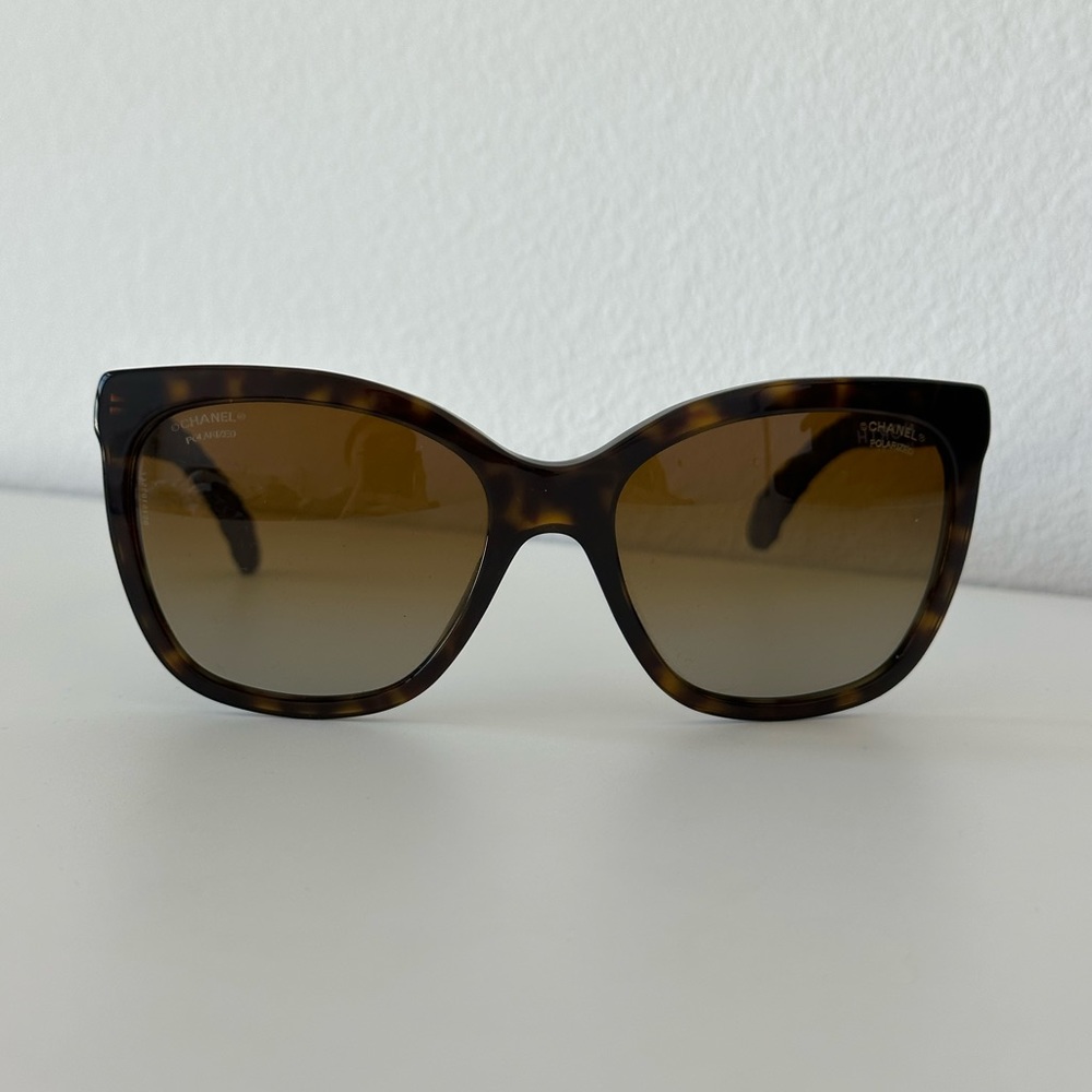 Chanel Brown Polarized Sunglasses (Model 5288-Q)